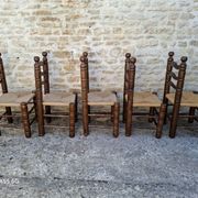 Chaises style Charles Dudouyt