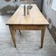 Pine and oak farmhouse table with multiple drawers, communal type, 240cm.