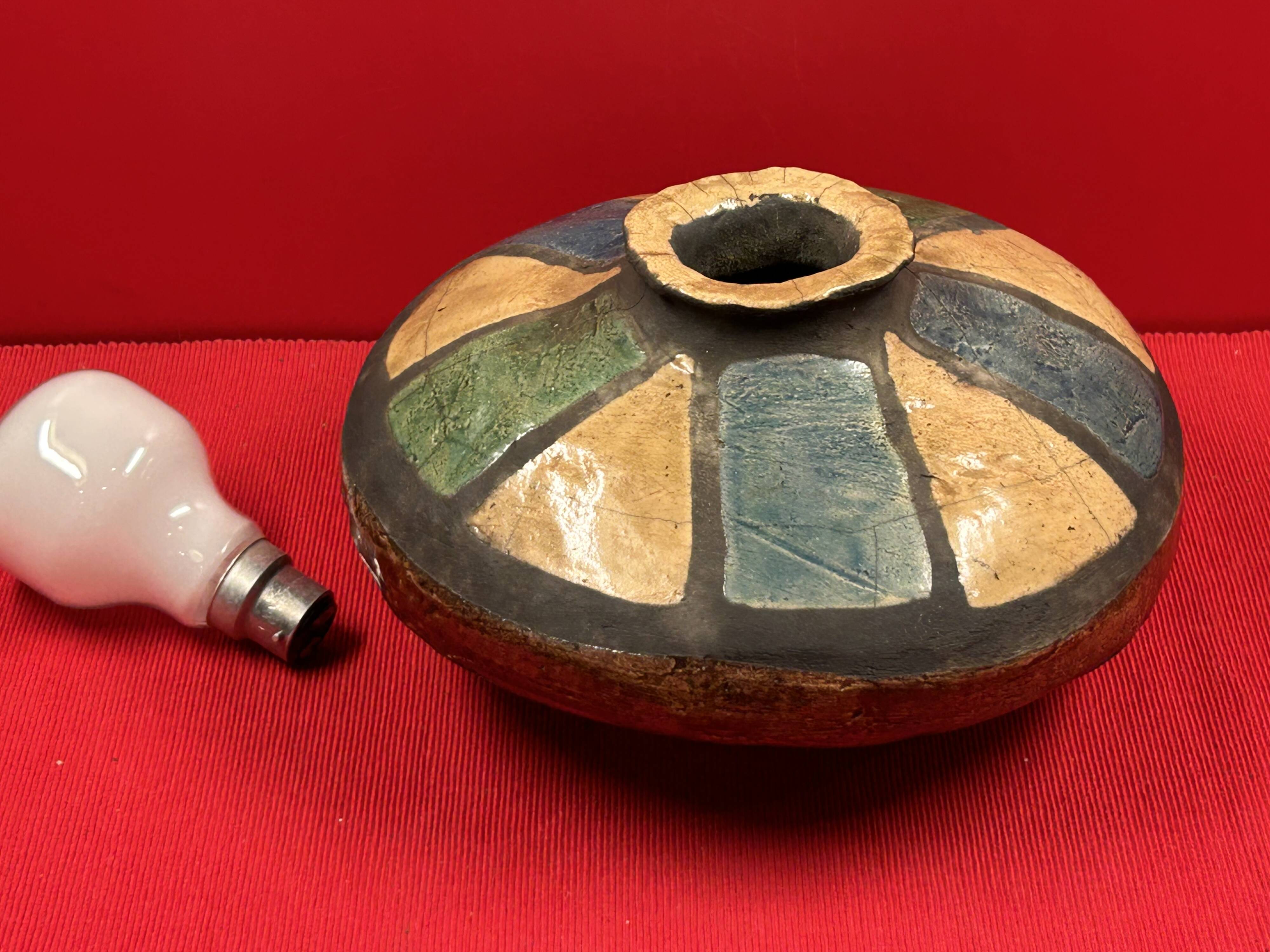 contemporary ceramics, 20th century, signature to be identified, prob Finland scandi