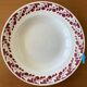 6 large antique deep plates in Saint-Amand earthenware (Nord)