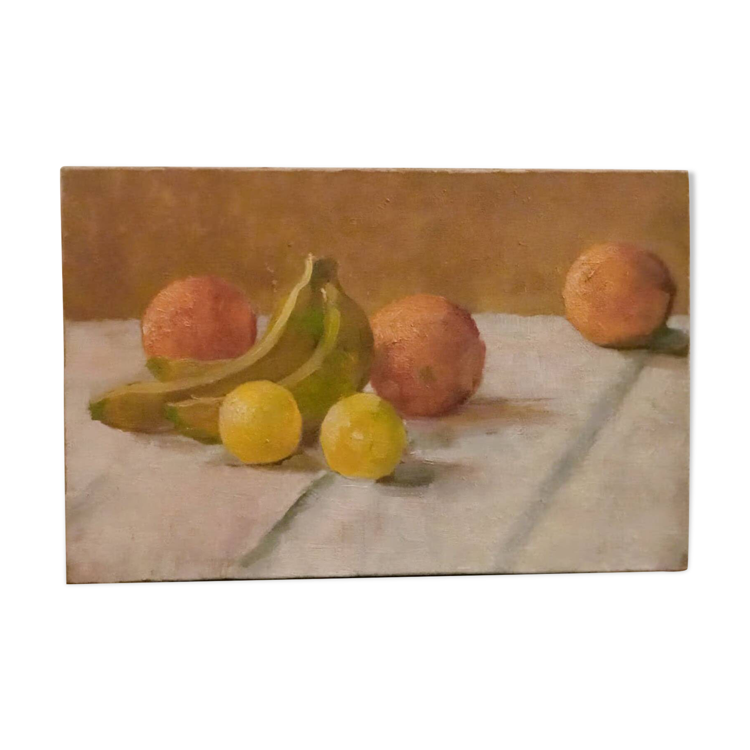 Oil on canvas old still life unsigned