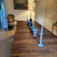 Recycled teak table