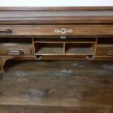 Beginning XX walnut curtain desk
