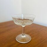 5 Luminarc arabesque champagne glasses from the 70s