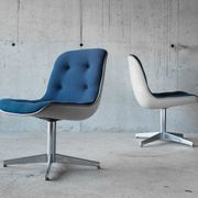 Pair of chairs of Randall Buck for Steelcase Strafor - 1970