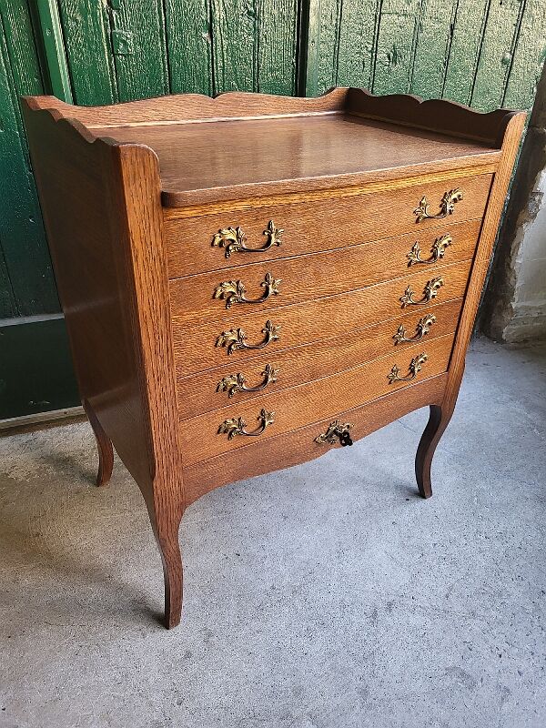 Cutlery furniture of the brand Ercuis in veneer oak