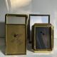 Set of 4 antique brass frames