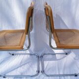 Pair of chairs by Marcel Breuer B32