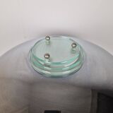 Vintage Chrome & Glass Table Lamp – Space Age Style