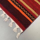 Old Turkish narrow Kilim Runner 421X53 cm shabby chic, vintage kelim