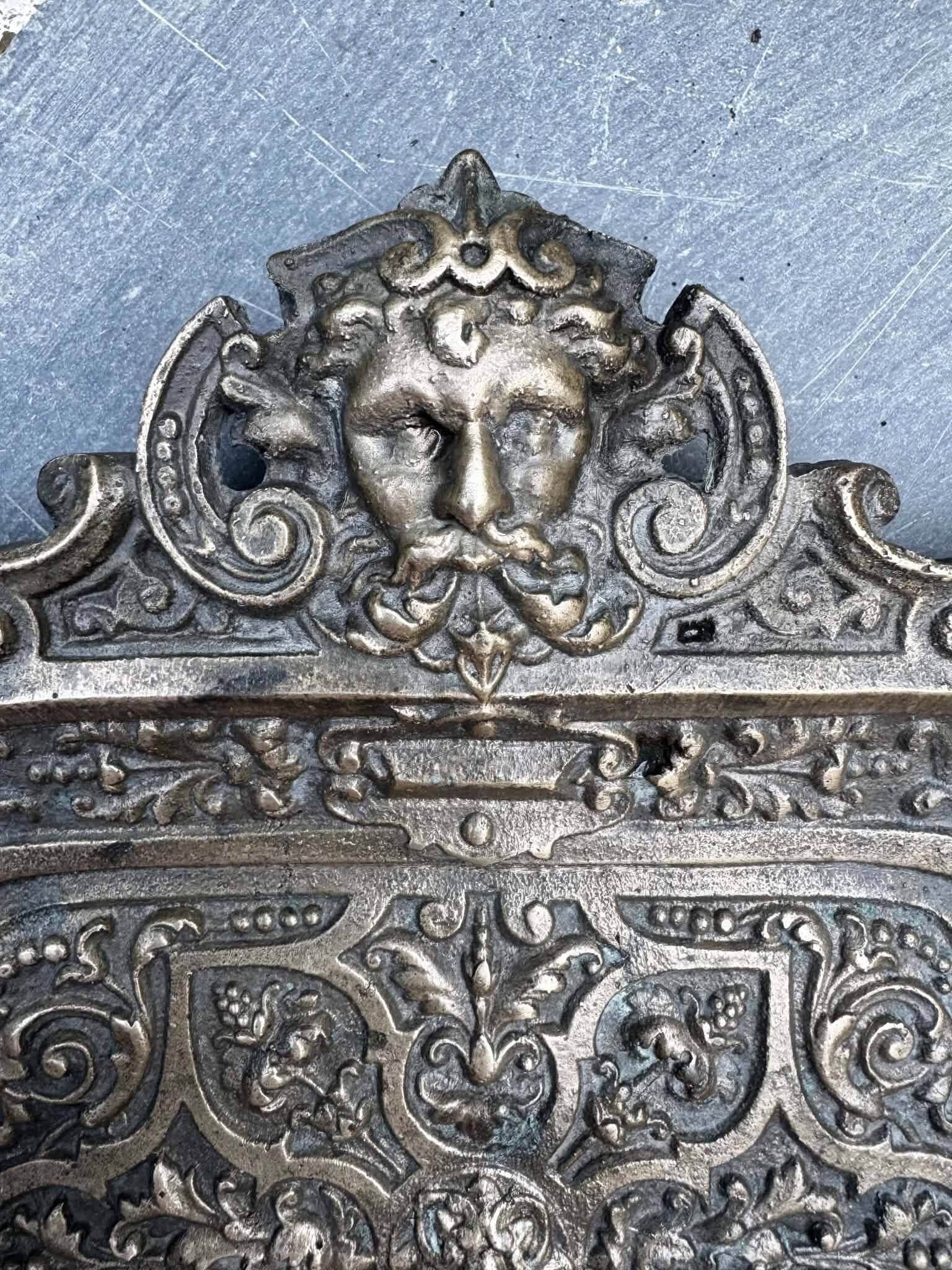 Large bronze Art Nouveau Jugendstil catchall tray
