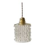 Glass pendant lamp 60s