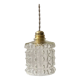 Glass pendant lamp 60s