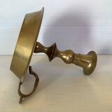 Brass cellar rat candle holder