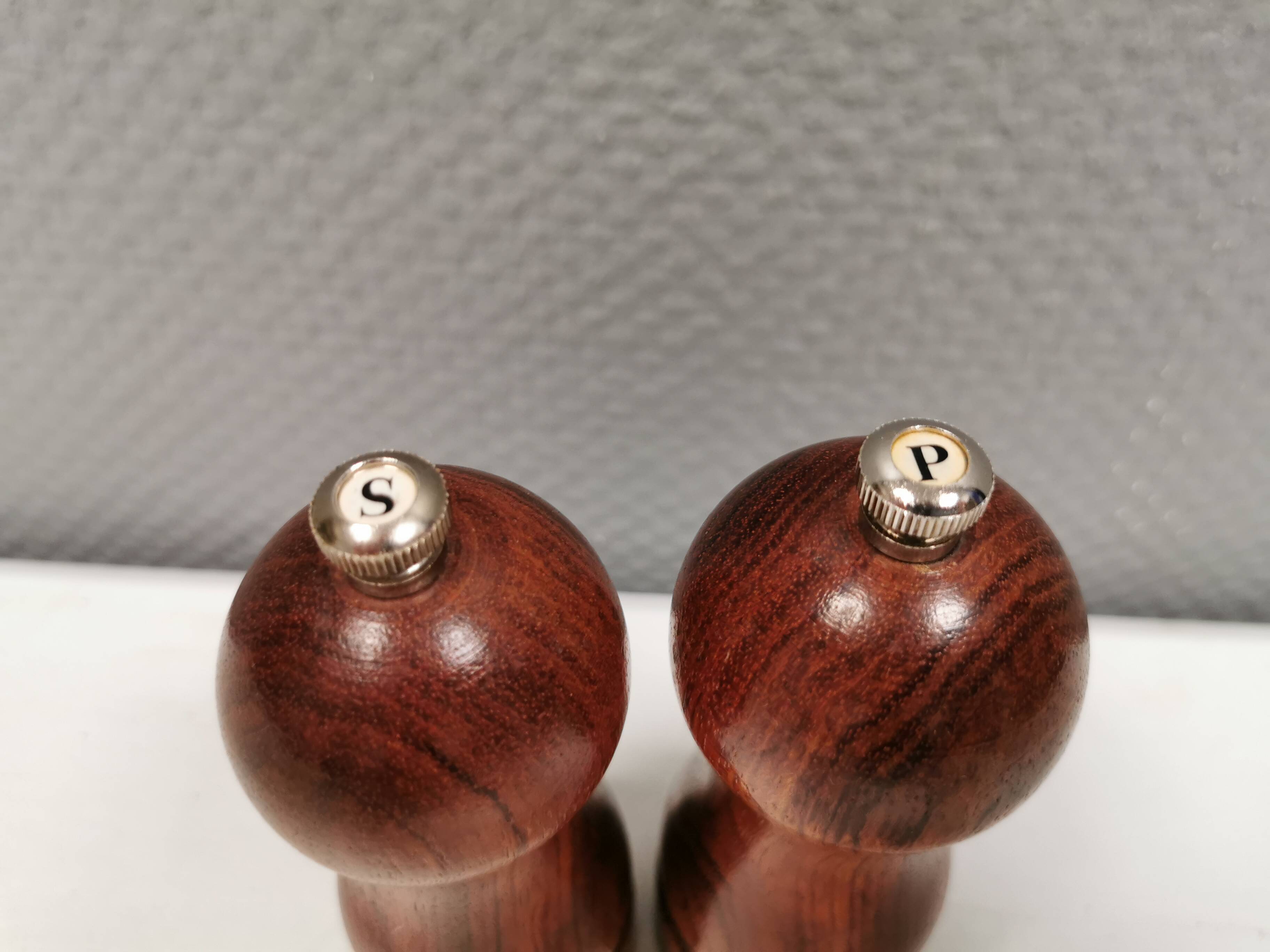 Set of salt and pepper grinders from Danish Raadvad 1980s.