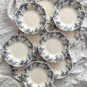 10 "Dodds" ironstone soup plates from Choisy le Roi