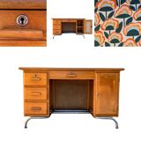 Office schoolmaster 1950 solid oak