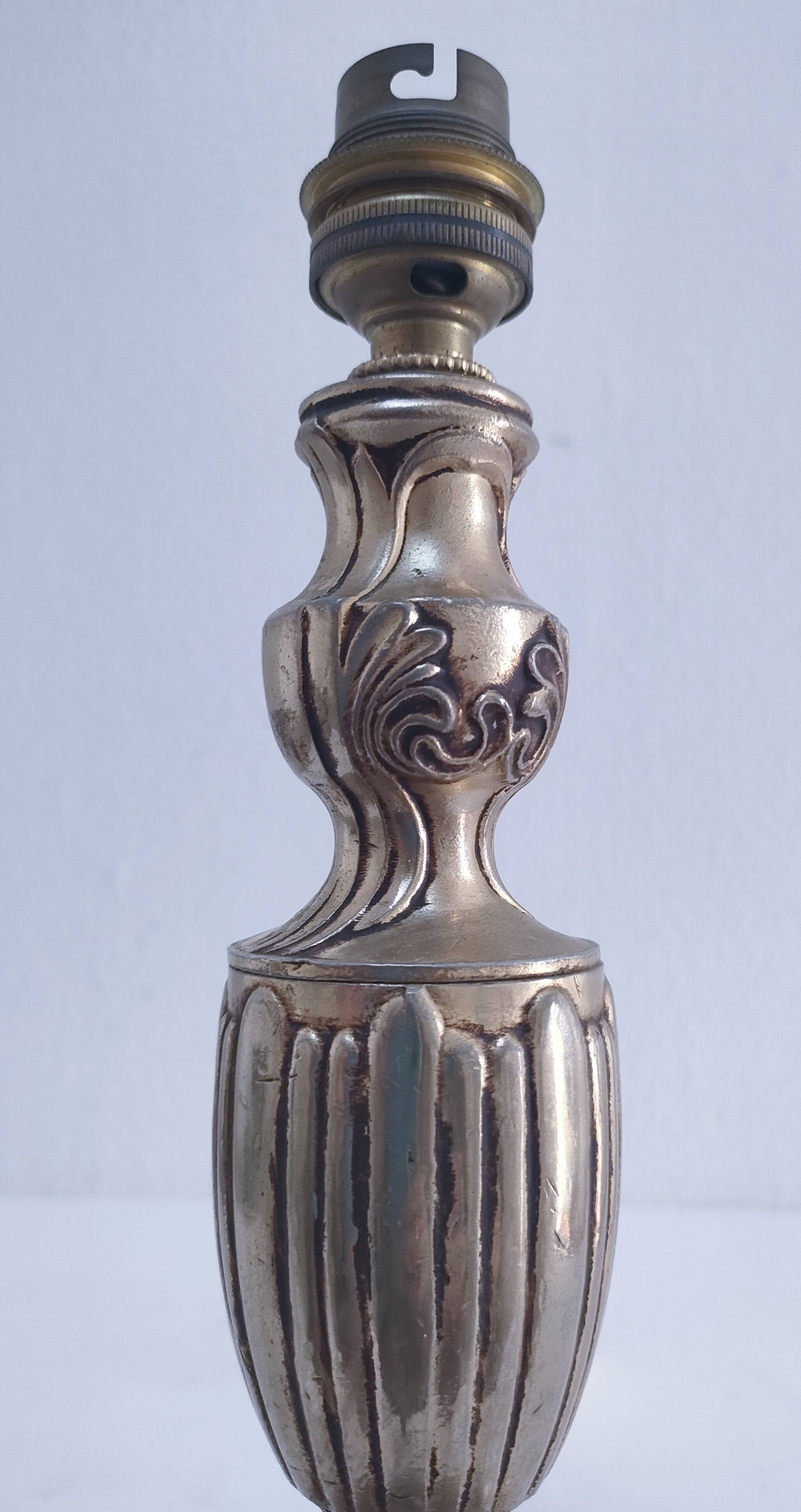 Neo classic gold metal lamp base