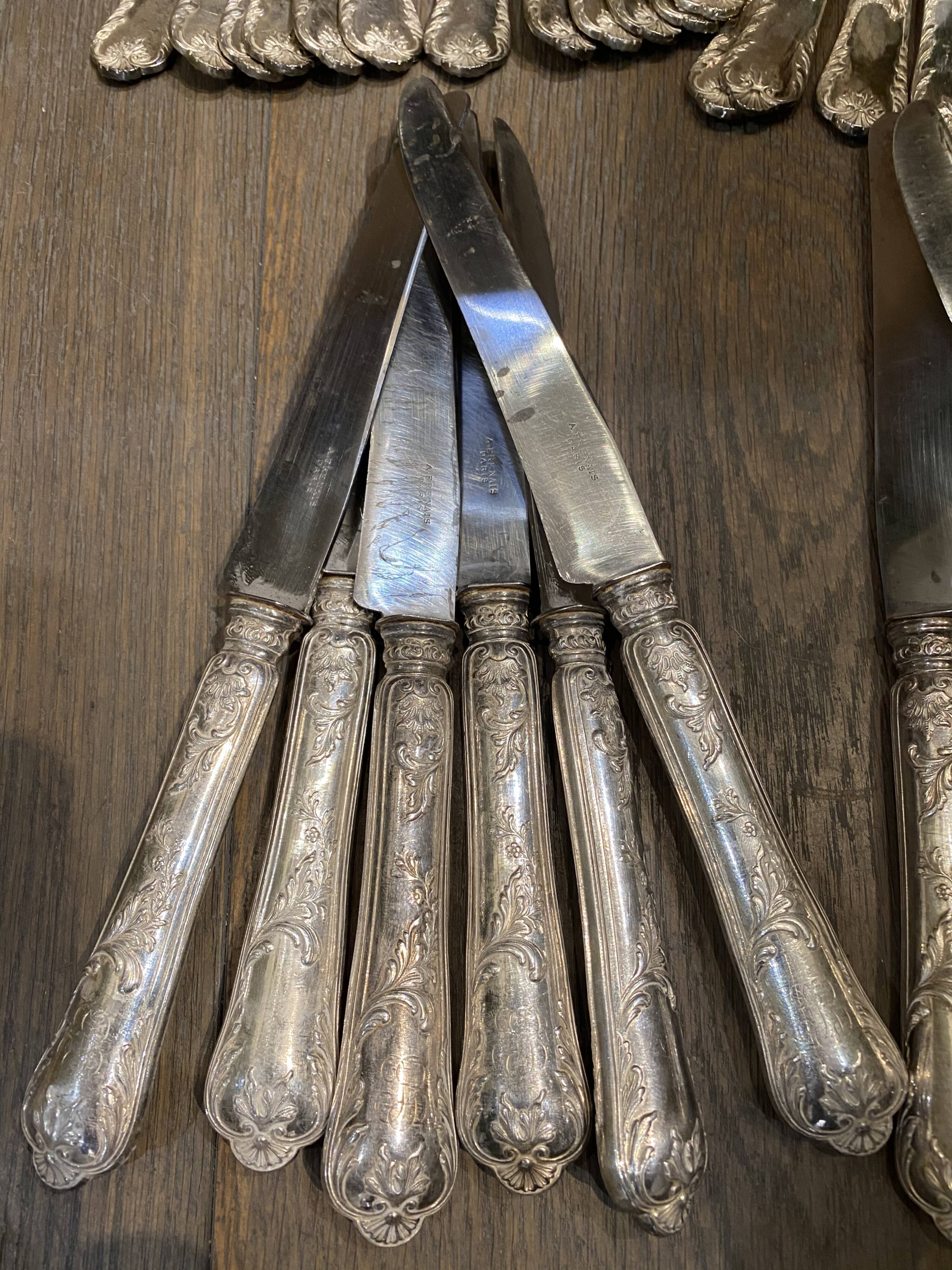 Cutlery housewife 39 pieces Armand Fresnais Paris