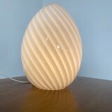 Old egg lamp glass murano vetri eggs vintage 1970