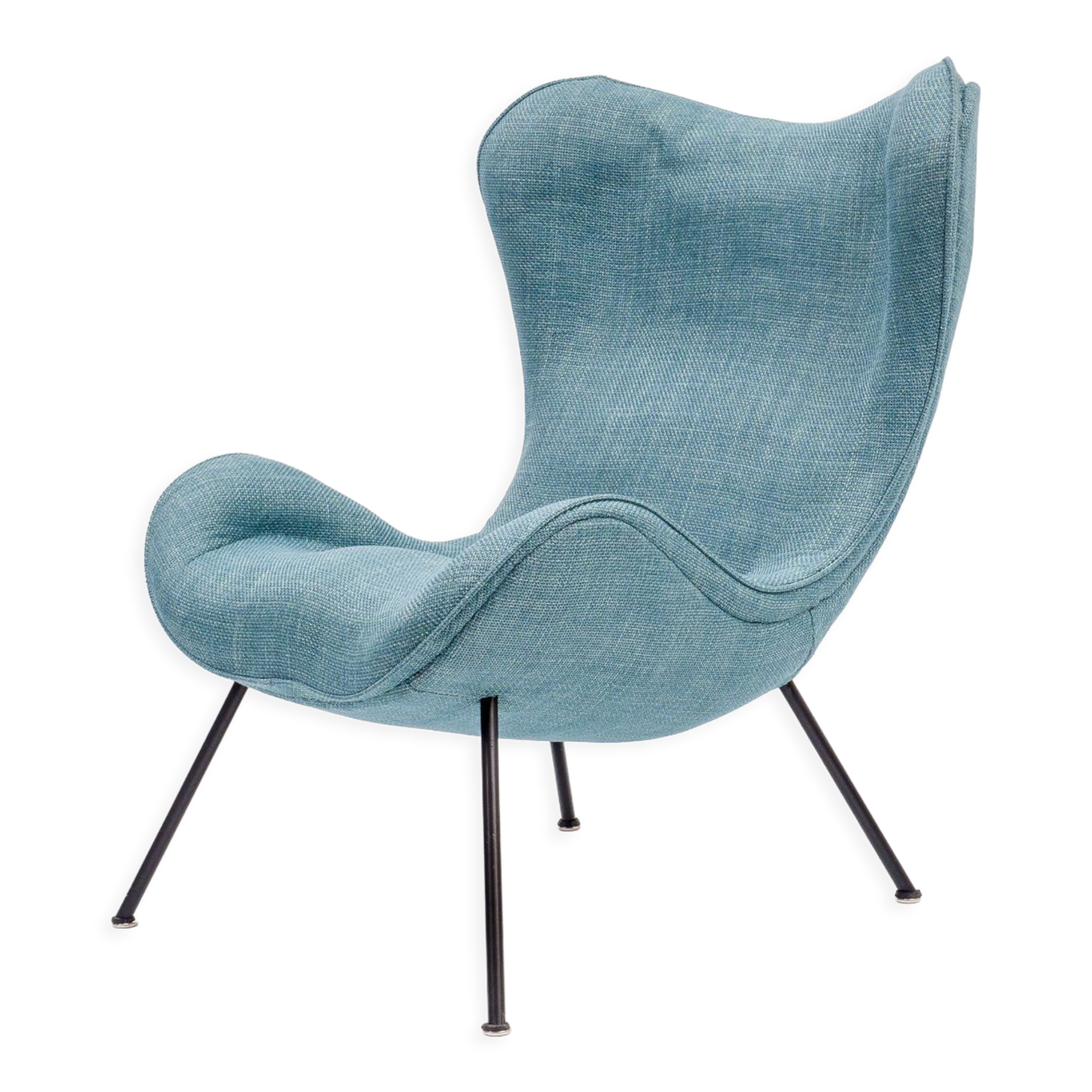 Armchair Madame, 50s, blue