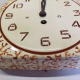 Ceramic wall clock from the 50s/60s Marti France