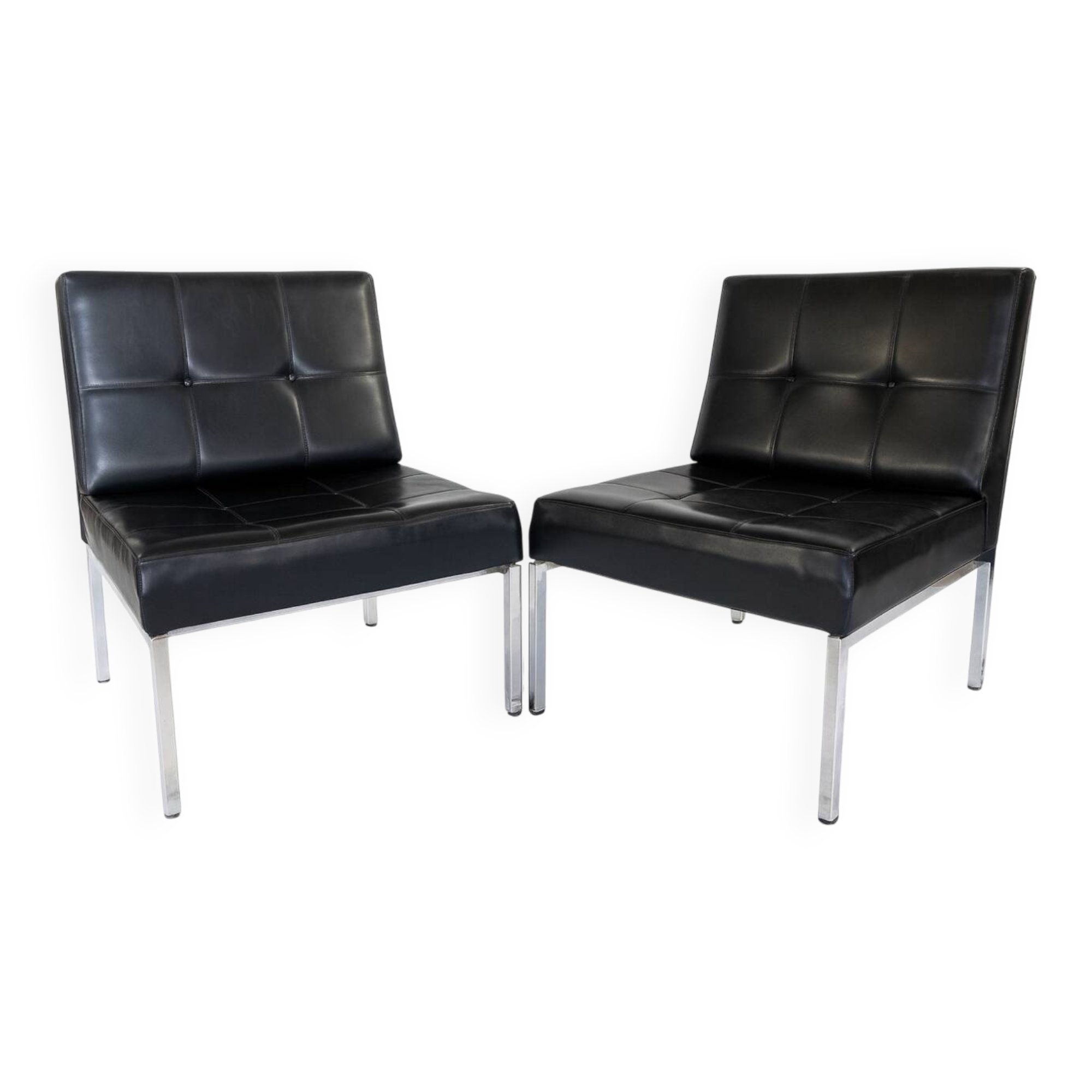 Paire de fauteuils Samouraï Joseph André Motte pour Airborne – Édi