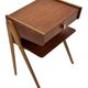 Vintage Scandinavian teak side table/bedside table and 60's Design
