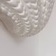 XL vintage shell wall light in plaster, France 1960