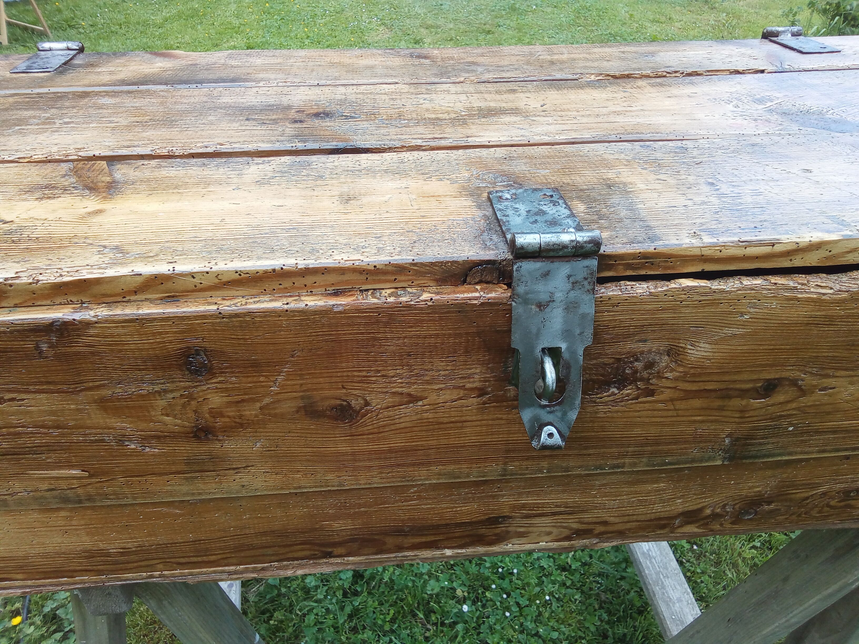 Splendid trunk of officer 1900 very imposing totally renovated