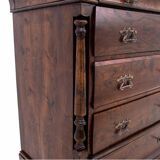 Antique oak chest of drawers, Northern Europe, circa 1890. After renovation.