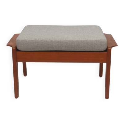 Tabouret des années 1960 en teck, Arne Wahl Iversen pour Komfort.