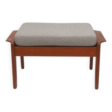 Tabouret des années 1960 en teck, Arne Wahl Iversen pour Komfort.
