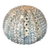 Vintage ceramic forming urchin - signed