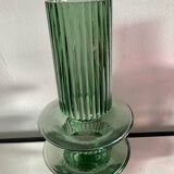 Série de 4 vases vintage en verre coloré