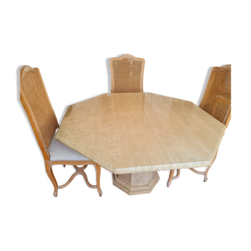 Table travertin