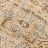 6x9 Peach Yellow Soft Pastel Turkish Vintage Rug, 185x276Cm SK 5250