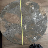 Fossil stone marble coffee table