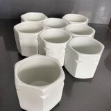 set of 8 jars yogurt porcelain Yalacta