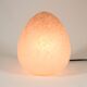80's vintage light purple glass egg lamp