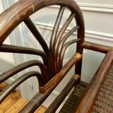 Rattan bar/serving table