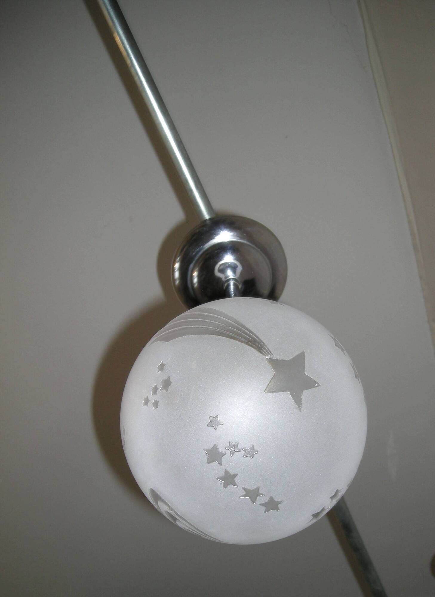 Star lustre; planets - 1920s Deveau - Art Deco