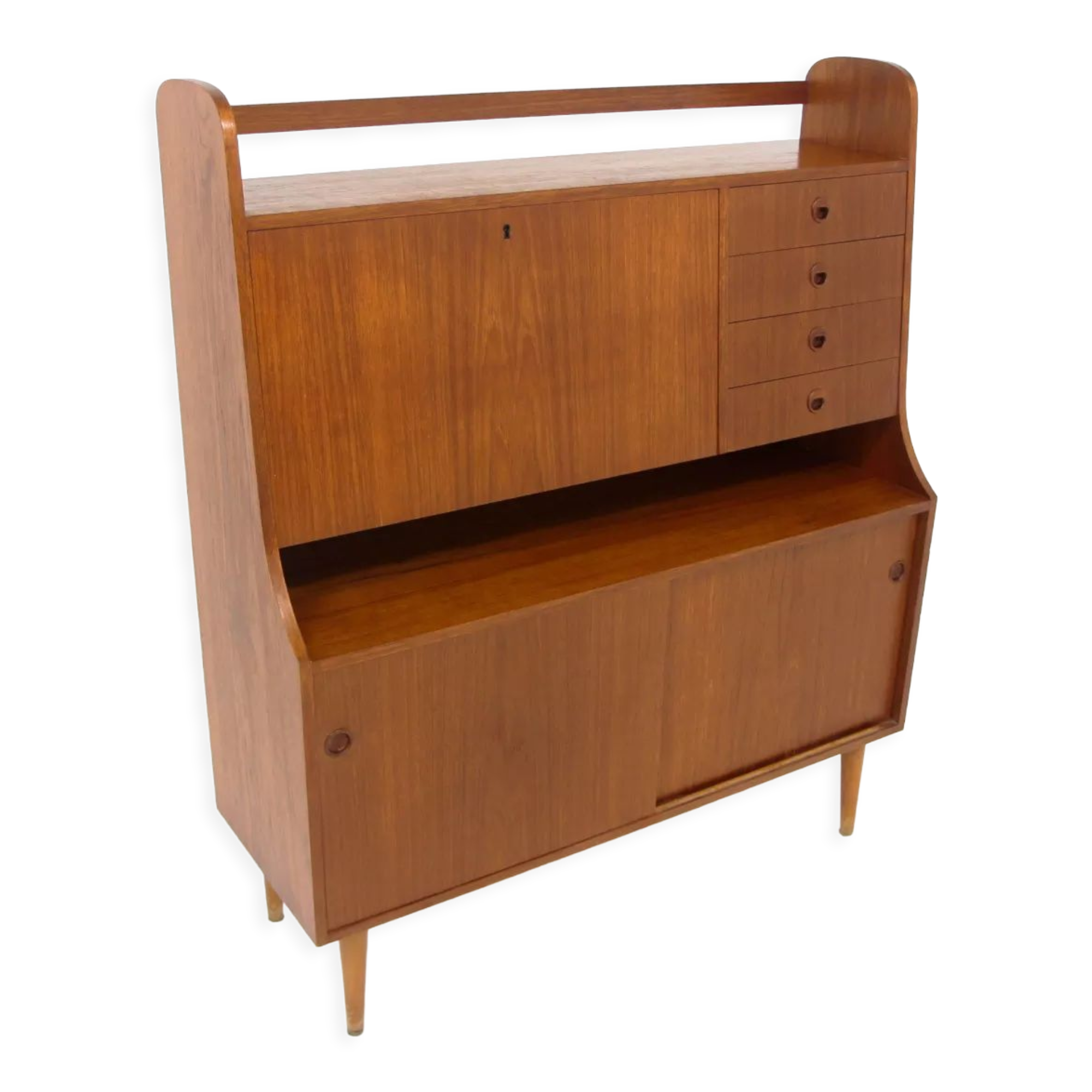 Scandinavian teak secretary, Sweden, 1960