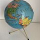 Vintage globe 1960 terrestrial Taride tripod - 28 cm