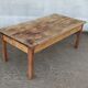 Table de ferme basse