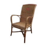 Vintage rattan armchair