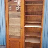Old oak curtain cabinet