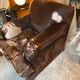 Fauteuil club en peau de chèvre