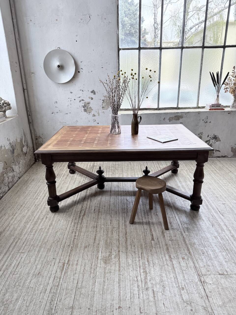 Oak table in Louis XIV style 1900