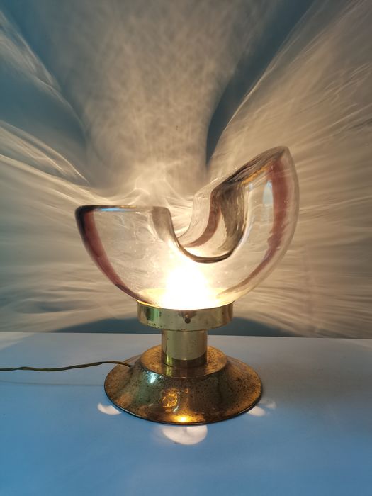 Lampe Italienne en verre Mazzega